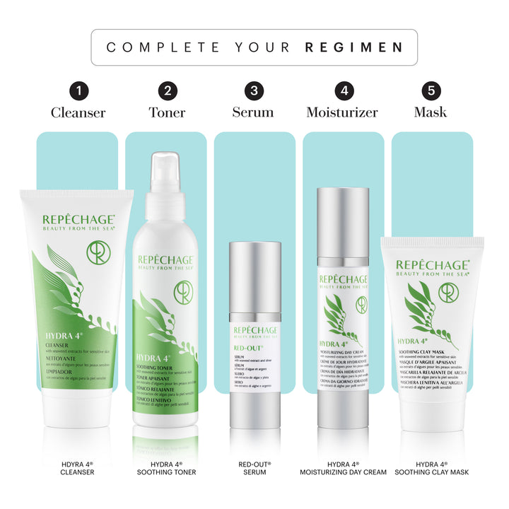 Red-Out® Serum step 3 in skin care regimen